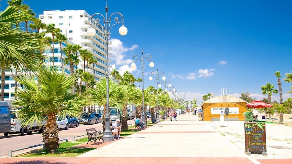 1A Beach & Business Apartment In The City Center! ラルナカ エクステリア 写真